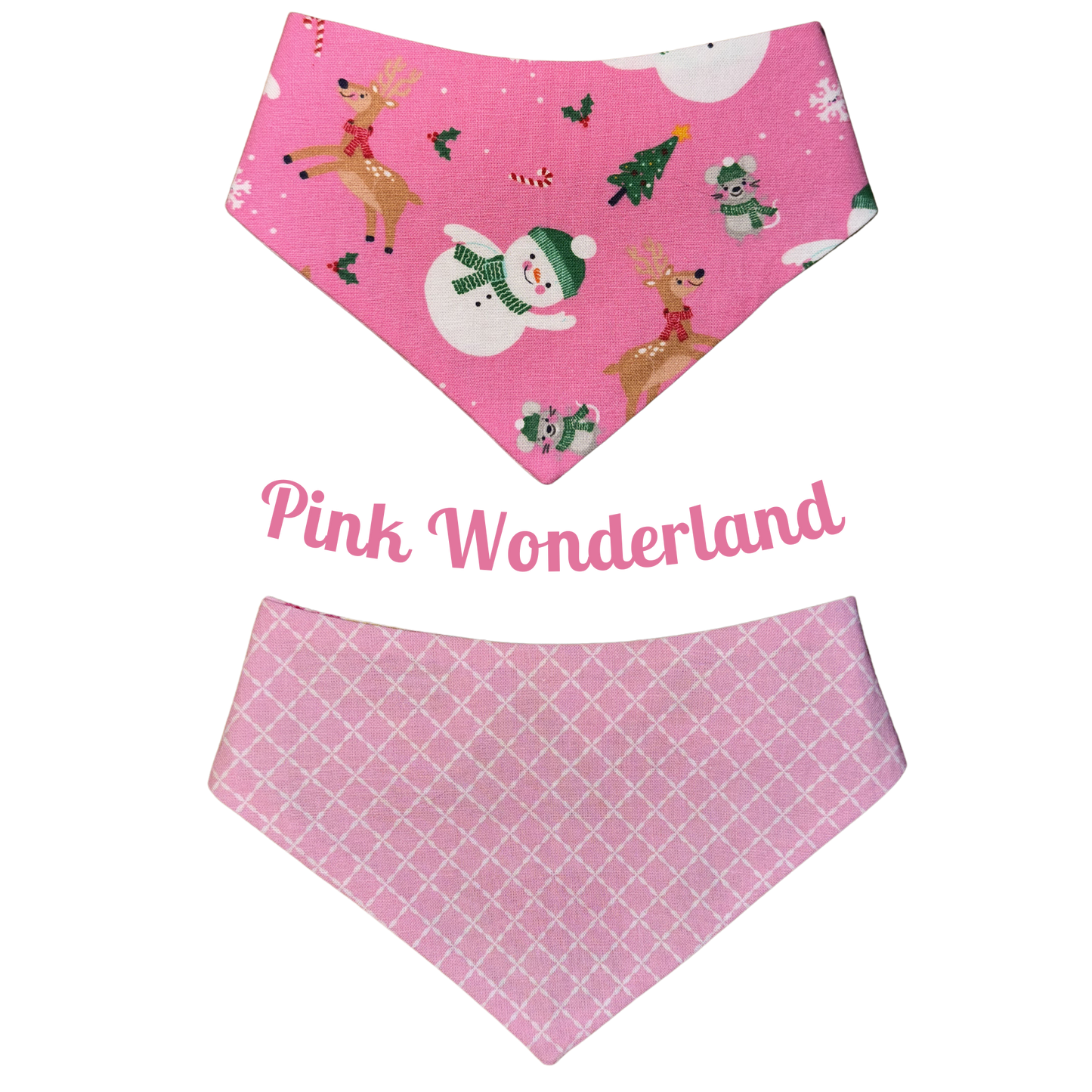 Pink Wonderland- Barkin' Bandanas