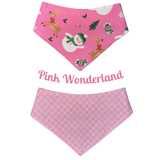 Pink Wonderland- Barkin' Bandanas