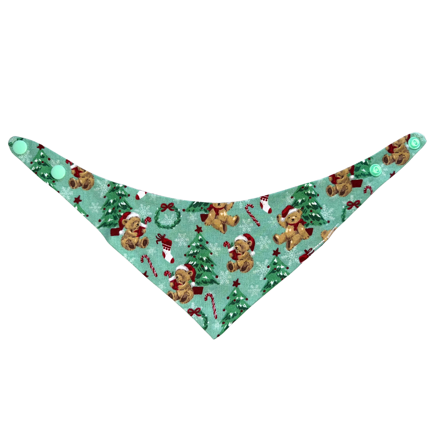 Teddy Bear Christmas- Barkin Bandana